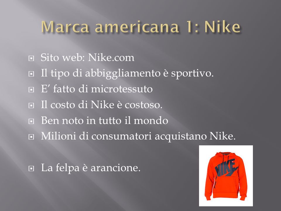 Marca deals americana abbigliamento